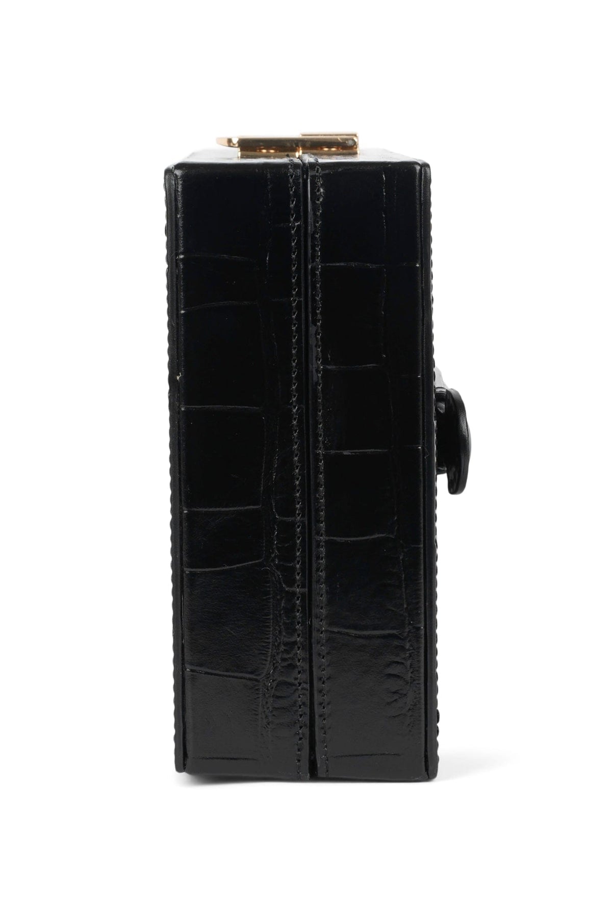FULL-GLAM Jeffrey Campbell Bag Black Croco