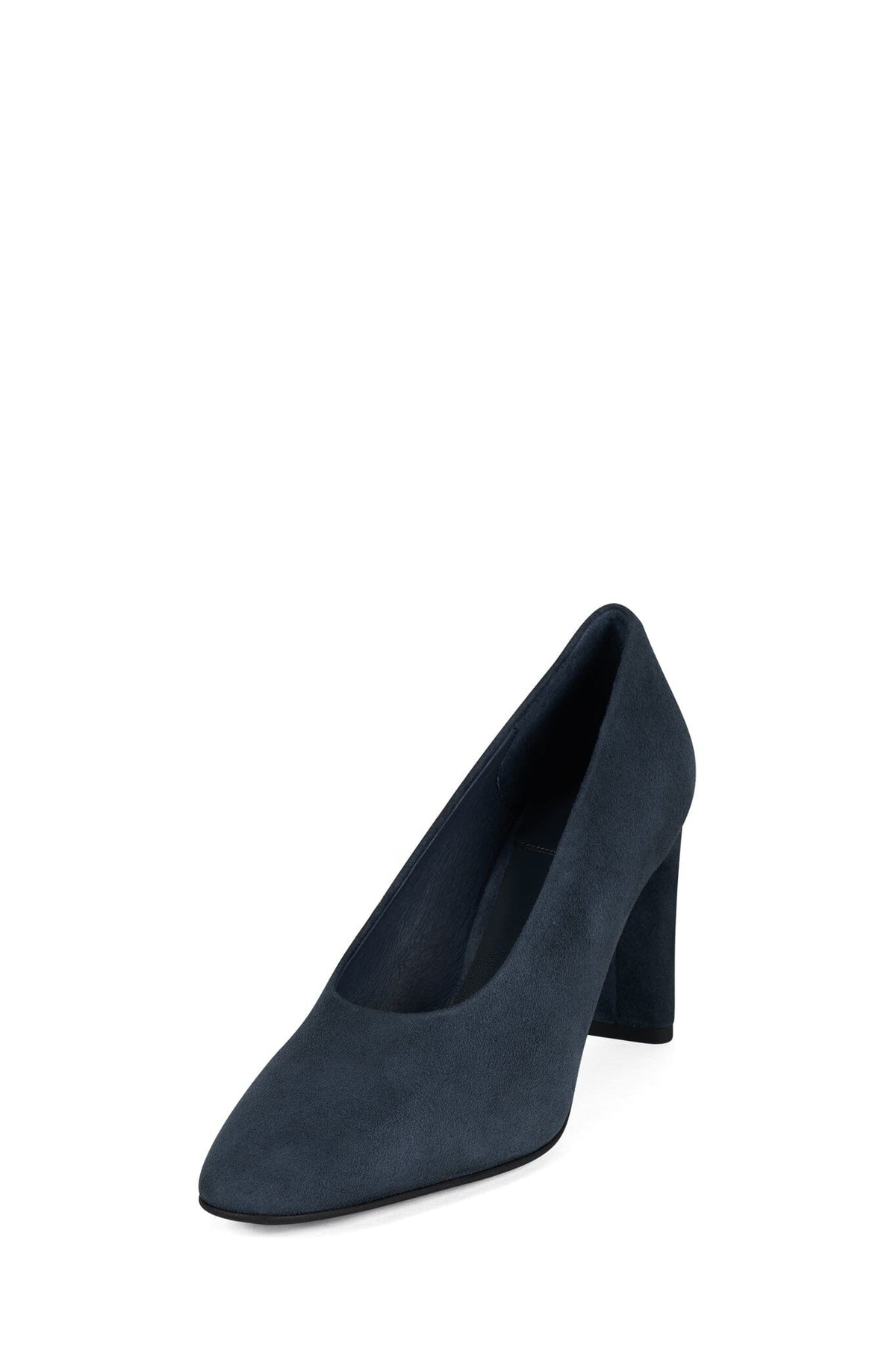 FUNCTION Jeffrey Campbell Block-Heel Pump Dusty Blue Suede 
_hover