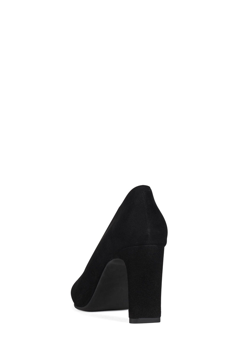 FUNCTION Jeffrey Campbell Block-Heel Pump Black Suede