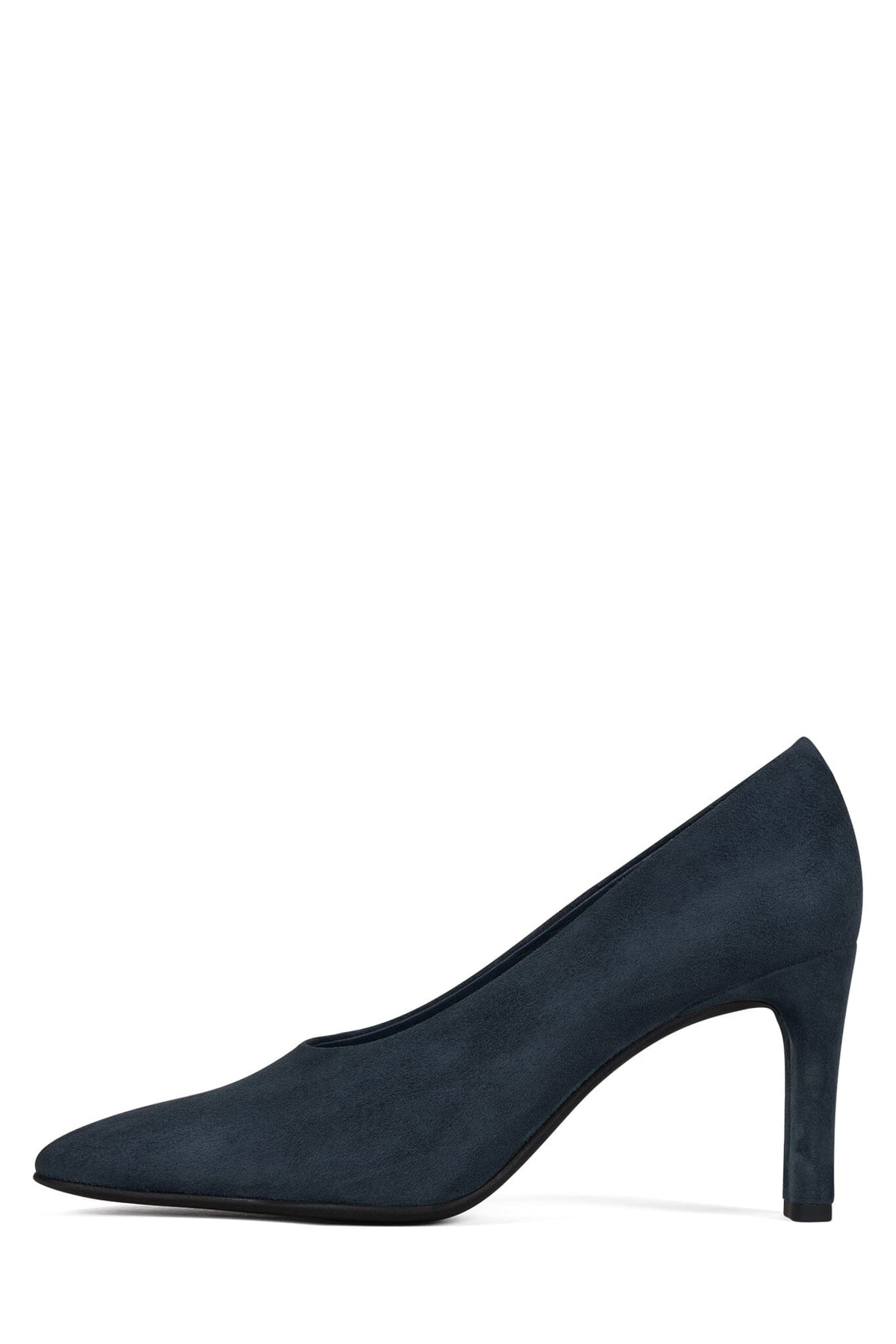 FUNCTION Jeffrey Campbell Block-Heel Pump Dusty Blue Suede