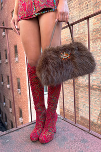 GABOR-F Jeffrey Campbell Handbags Brown Combo 