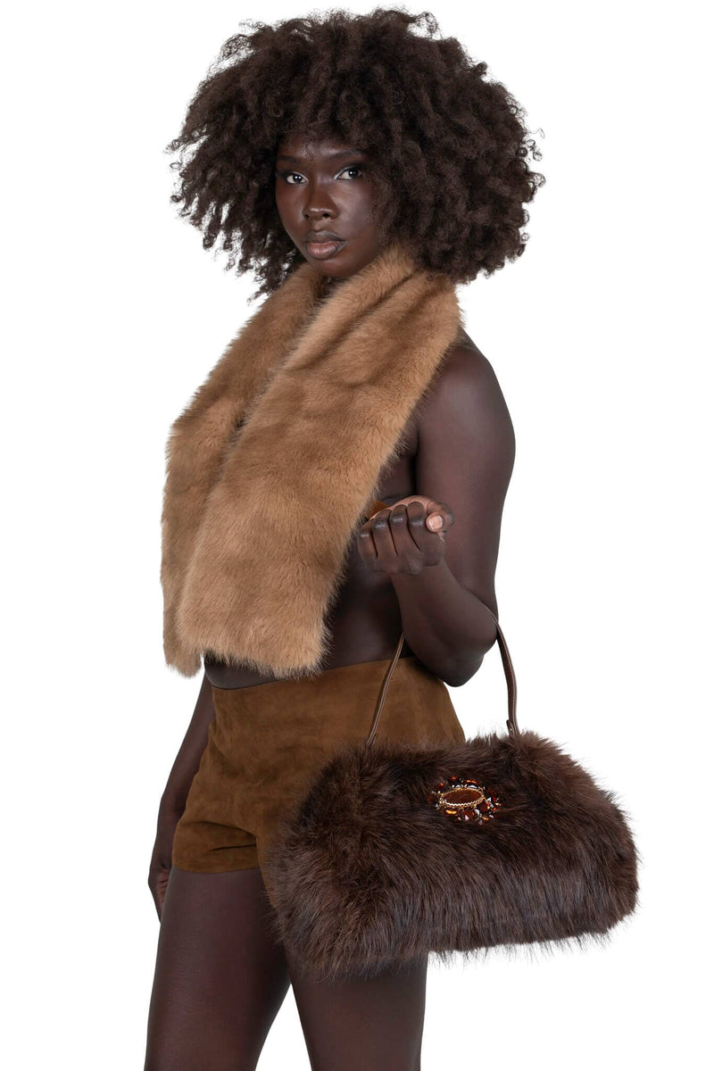 GABOR-F Jeffrey Campbell Handbags Brown Combo 
