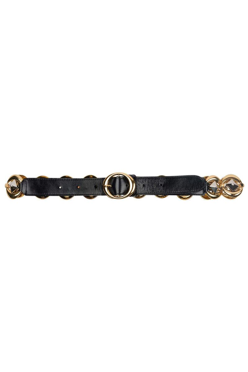 GET-2-WORK BELT Jeffrey Campbell Ornamented Belt Black Multi