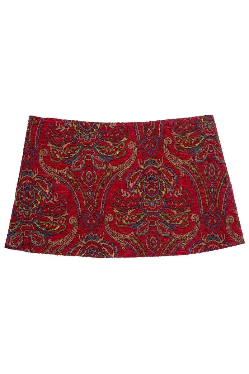 GIRLYPOP Jeffrey Campbell Mini Skirt Red Tapestry
_hover