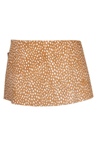 GIRLYPOP-F Jeffrey Campbell Skirt Belt Tan Brown Spot
