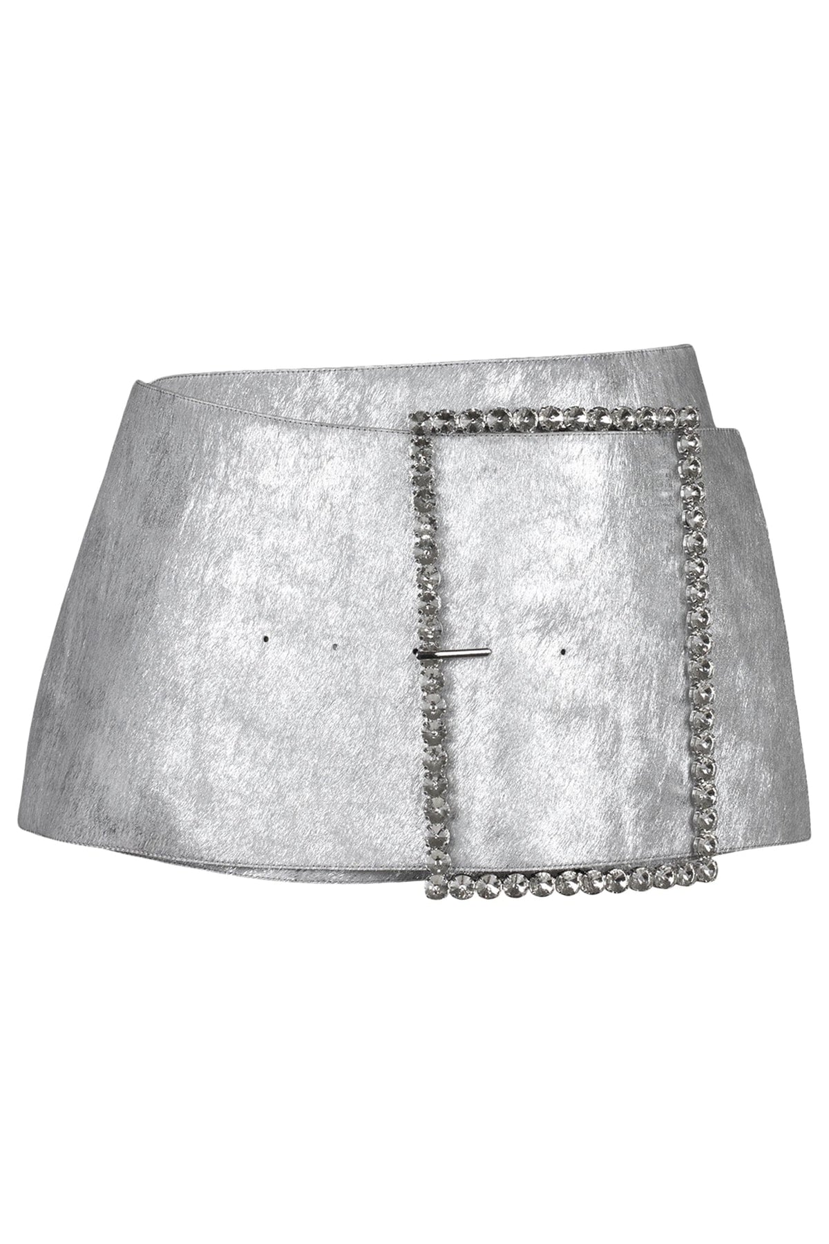 GIRLYPOP-F Jeffrey Campbell Skirt Belt Silver