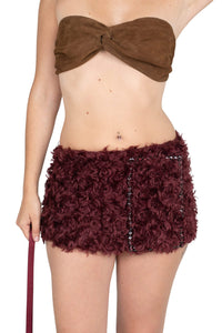 GIRLYPOP-F Jeffrey Campbell Skirt Belt Berry Multi
_hover