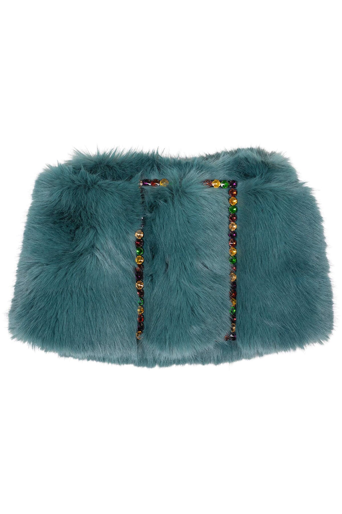 GIRLYPOP-F Jeffrey Campbell Skirt Belt Turquoise Multi