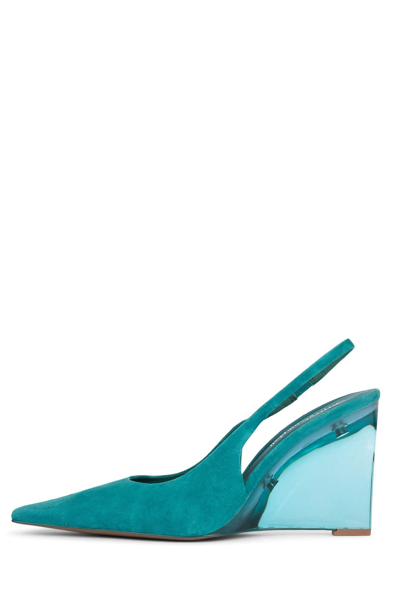 GLACIAL Turquoise Suede Combo