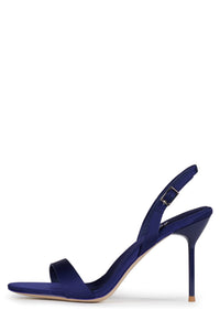 GO-GETTER Heeled Sandal YYH Blue Satin 6 