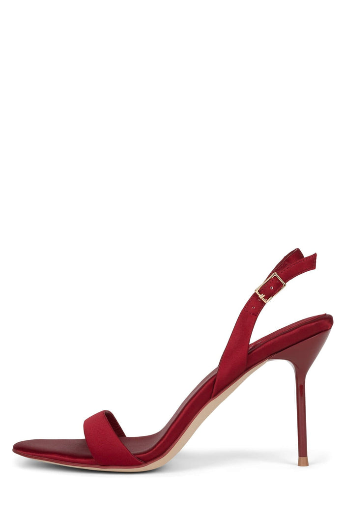 GO-GETTER Jeffrey Campbell Sandals Red Satin