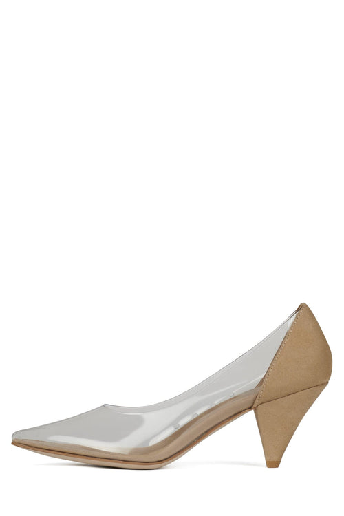 GRAPHIX Beige Suede Clear
