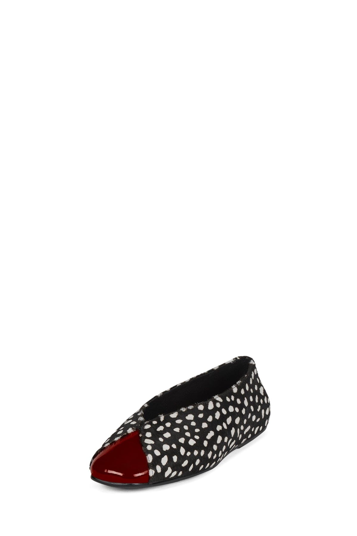 GRASP-F Jeffrey Campbell Flat Black White Dot Red _hover