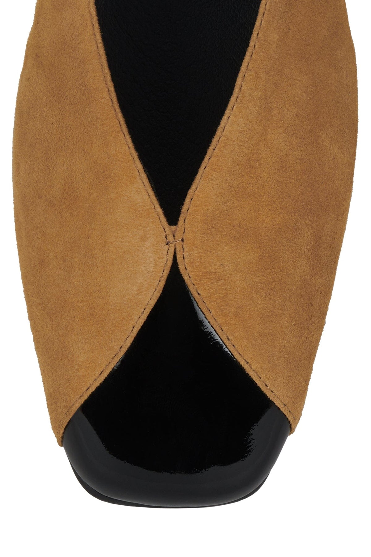 GRASP Jeffrey Campbell Flat Beige Suede Black Combo