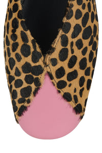 GRASP Jeffrey Campbell Flat Beige Black Spot Pink