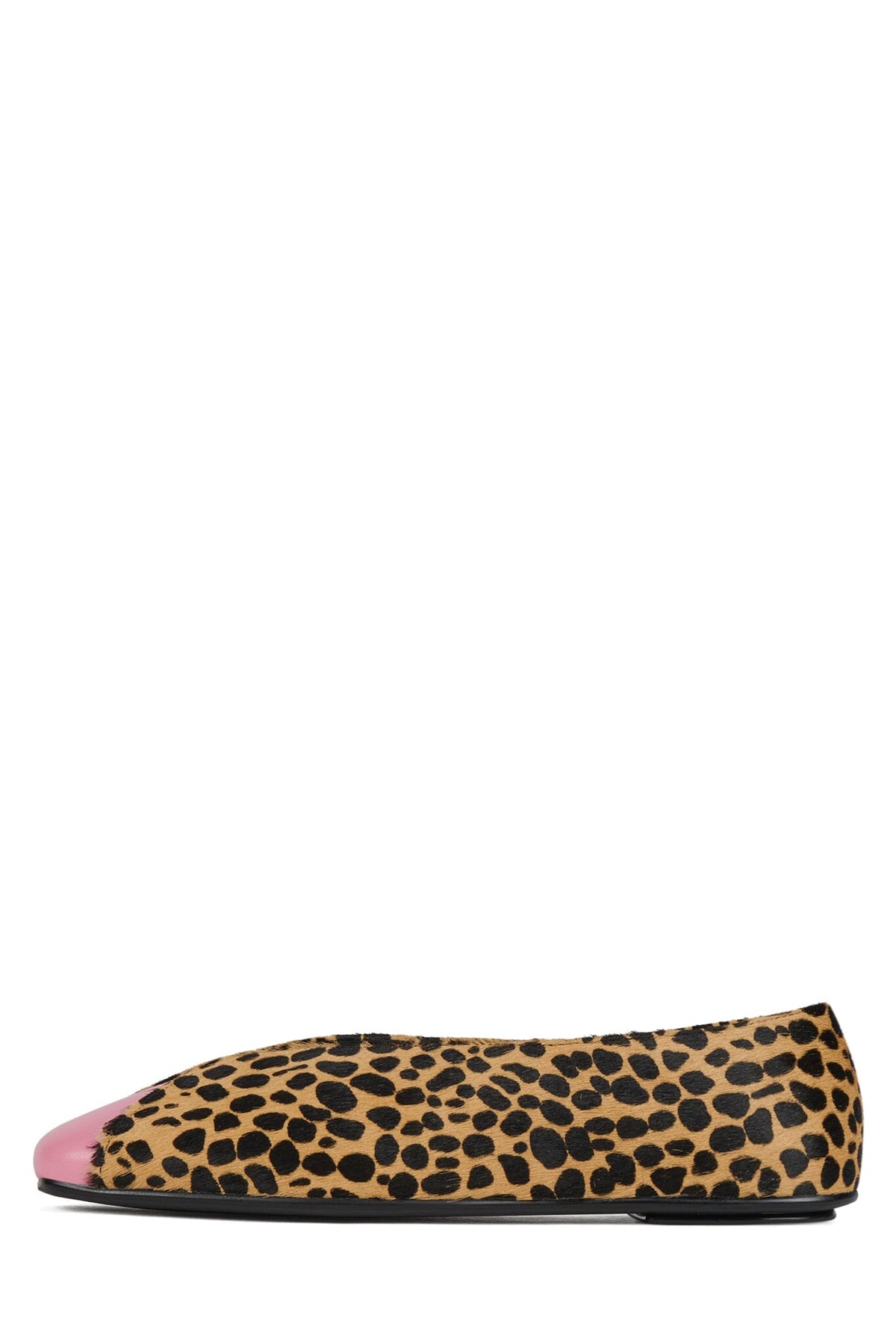 GRASP Jeffrey Campbell Flat Beige Black Spot Pink