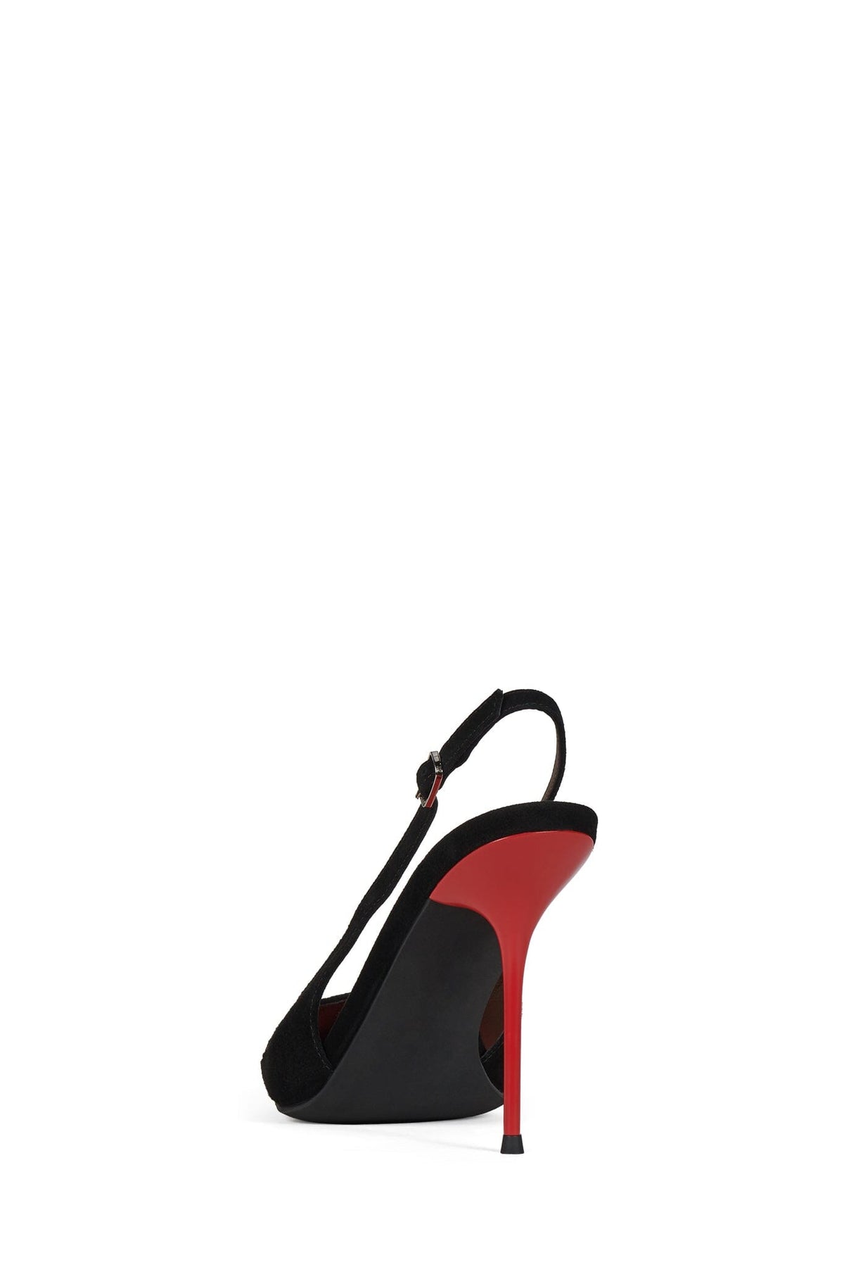 GRL-PWR Slingback Heel Black Red Combo