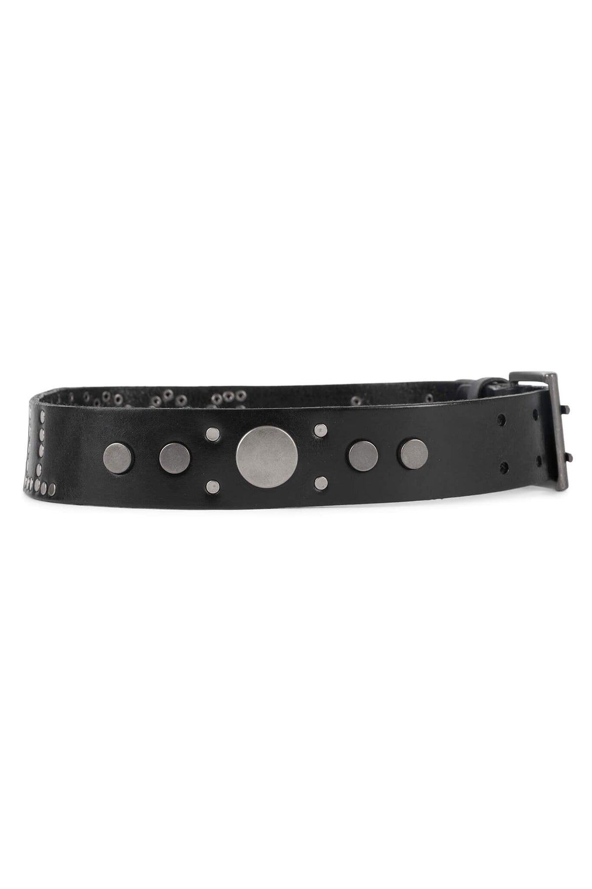 HARD-ROCK Jeffrey Campbell Belt Black Pewter