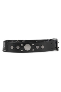 HARD-ROCK Jeffrey Campbell Belt Black Pewter