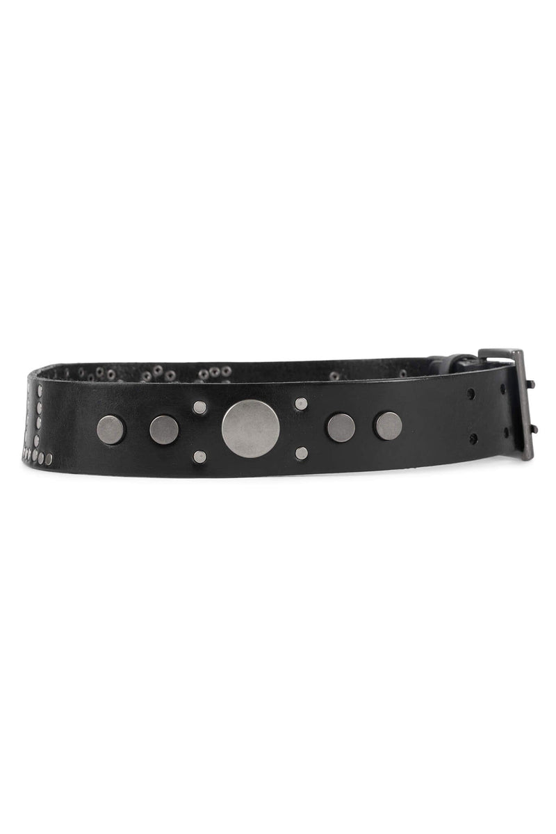 HARD-ROCK Jeffrey Campbell Belt Black Pewter