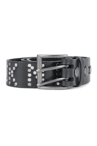 HARD-ROCK Jeffrey Campbell Belt Black Pewter