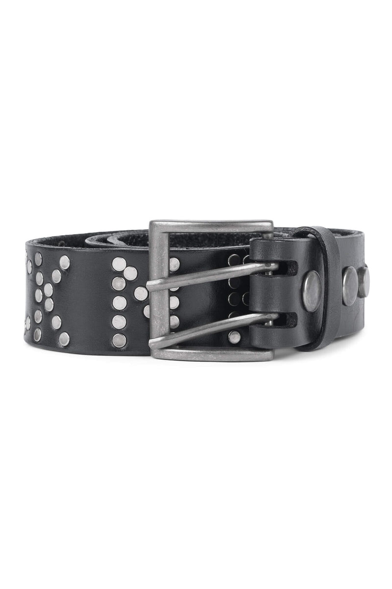 HARD-ROCK Jeffrey Campbell Belt Black Pewter