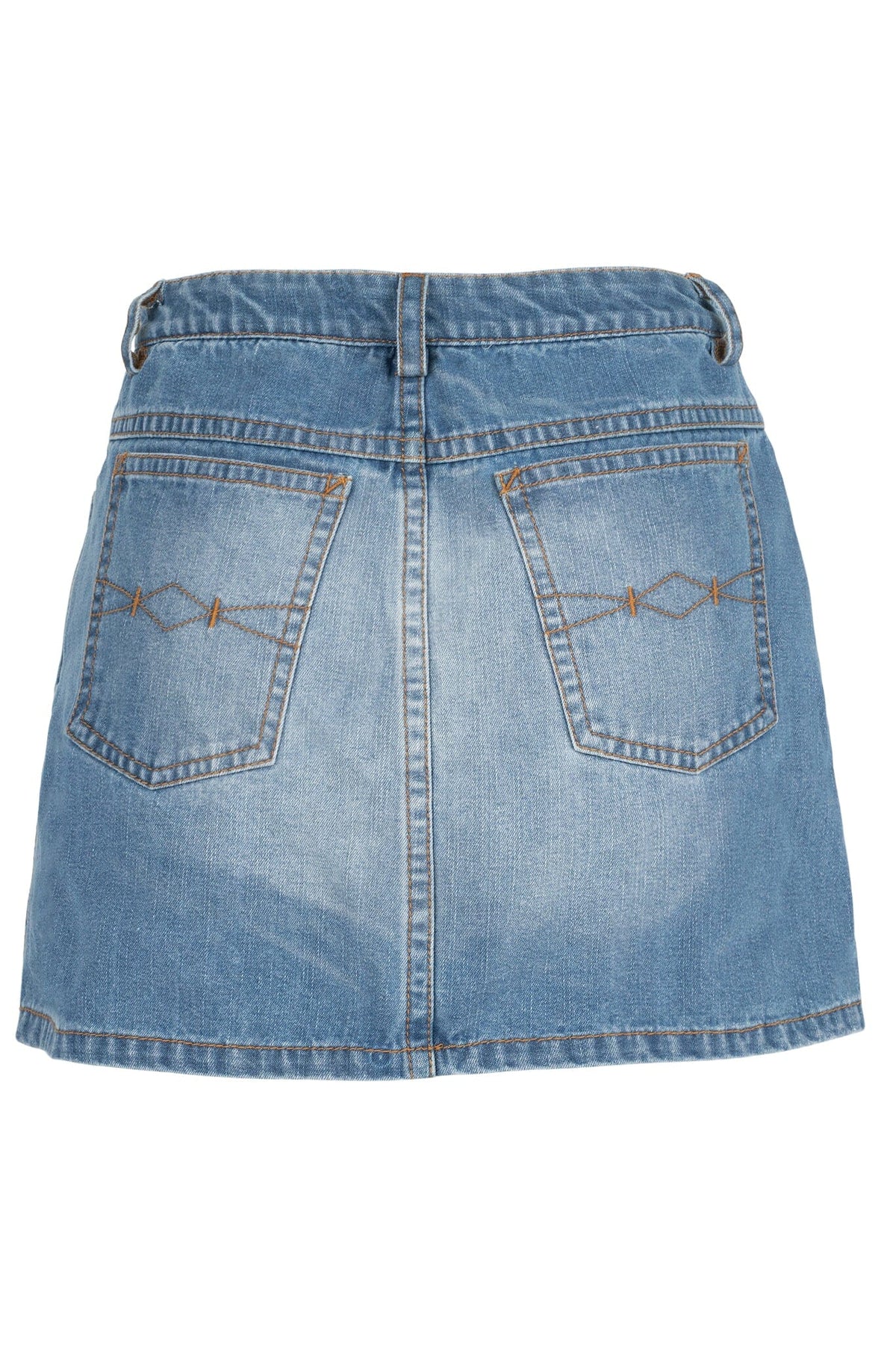 HEY-NOW Jeffrey Campbell Skirt Blue Washed Denim _hover