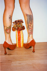 HINTS-HI Jeffrey Campbell Pump Wine Suede