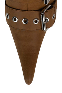HIVER Jeffrey Campbell Knee-High Boot Tan