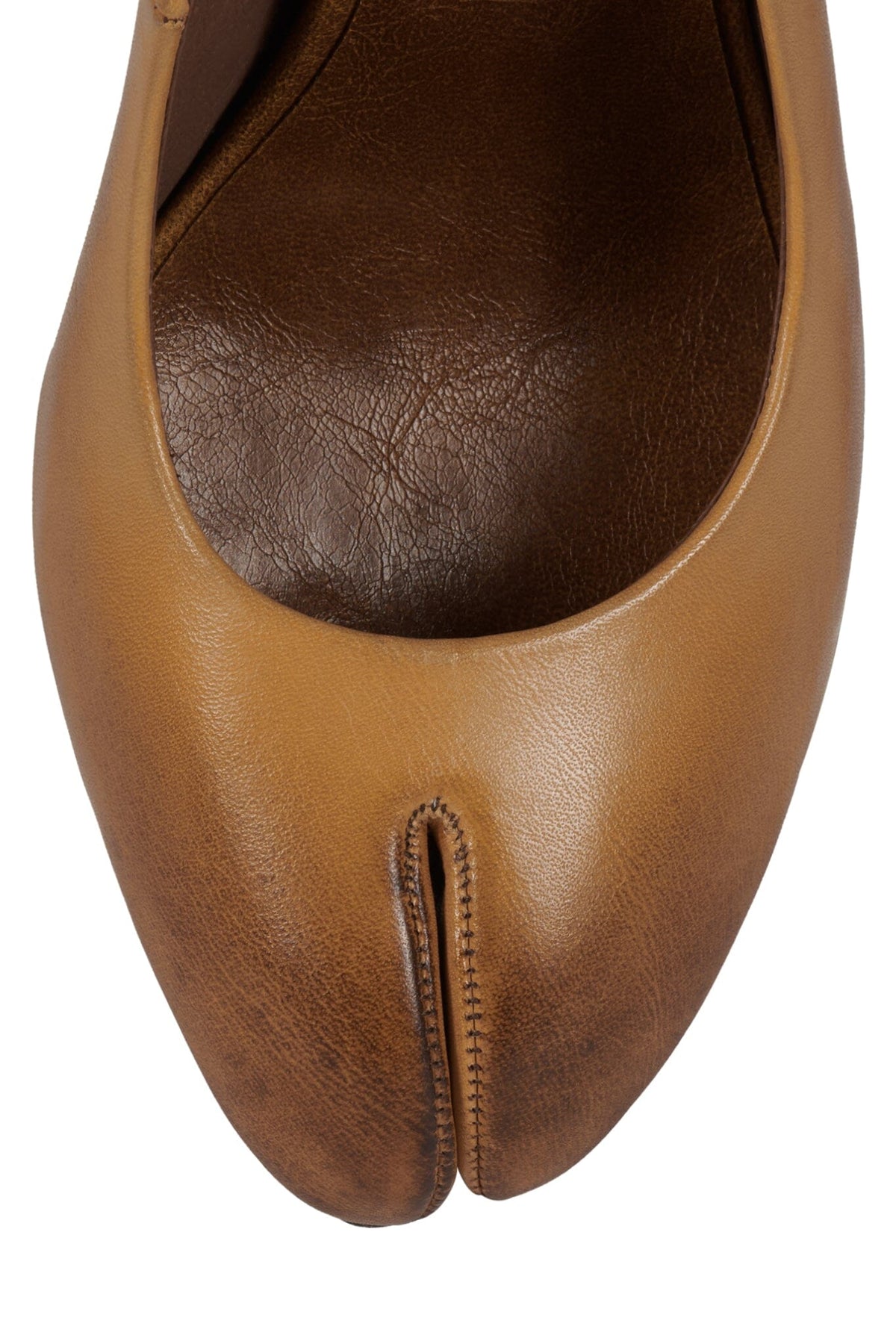 HORSEPLAY Jeffrey Campbell Split-Toe Pump Tan Ruboff