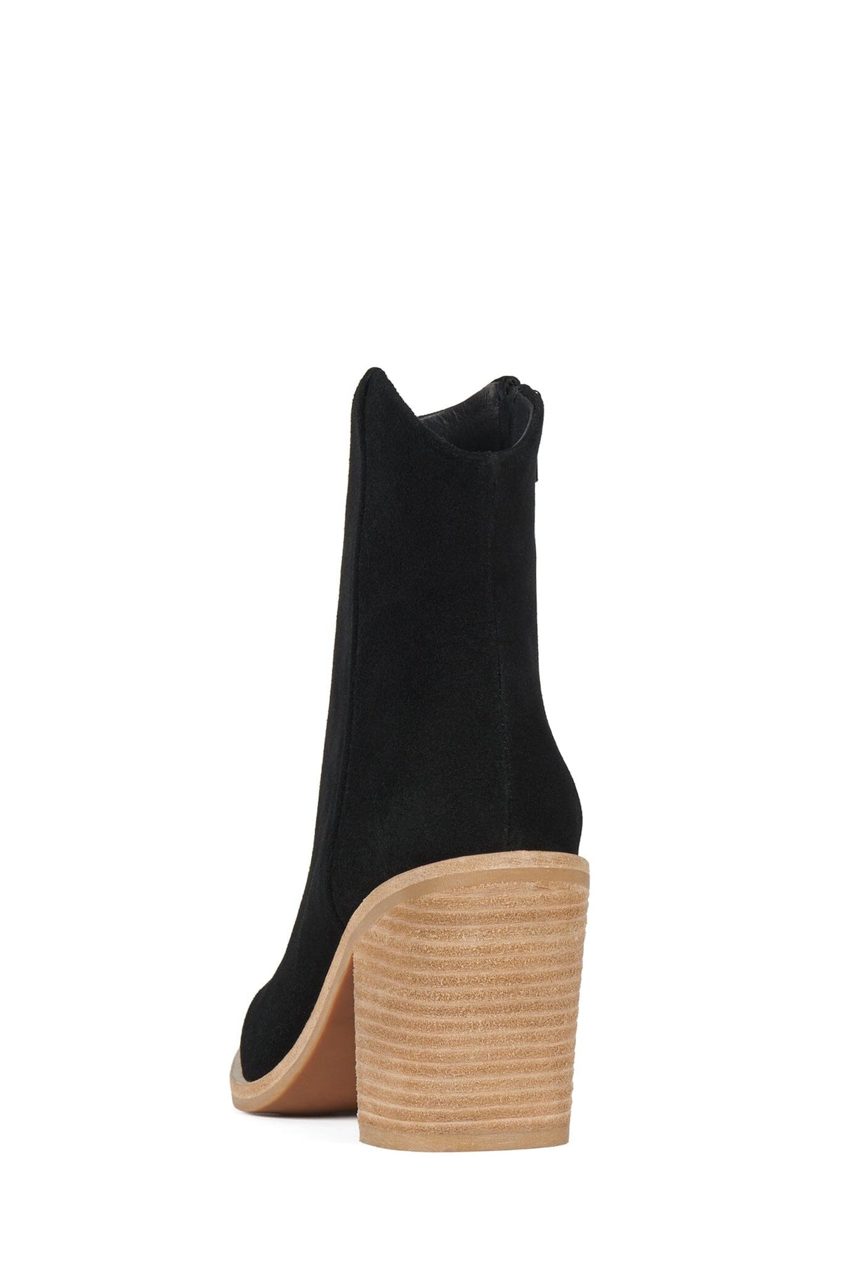 HORSESHOE Black Suede Natural Stack