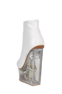 ICY Jeffrey Campbell Ankle-Boots White Dollars