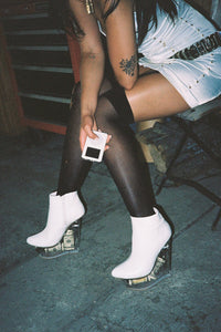 ICY Jeffrey Campbell Ankle-Boots White Dollars
