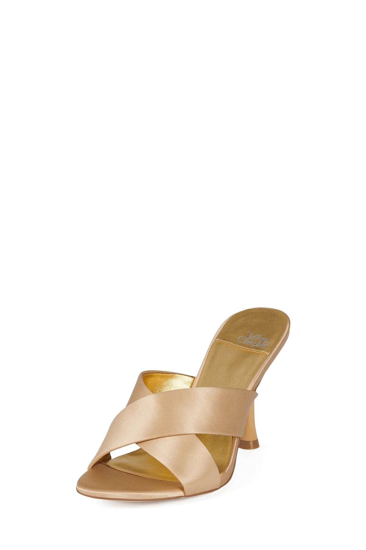 ILLUSTRIA Heeled Sandal Natural Satin _hover
