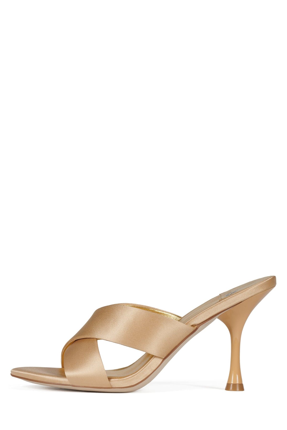ILLUSTRIA Heeled Sandal Natural Satin