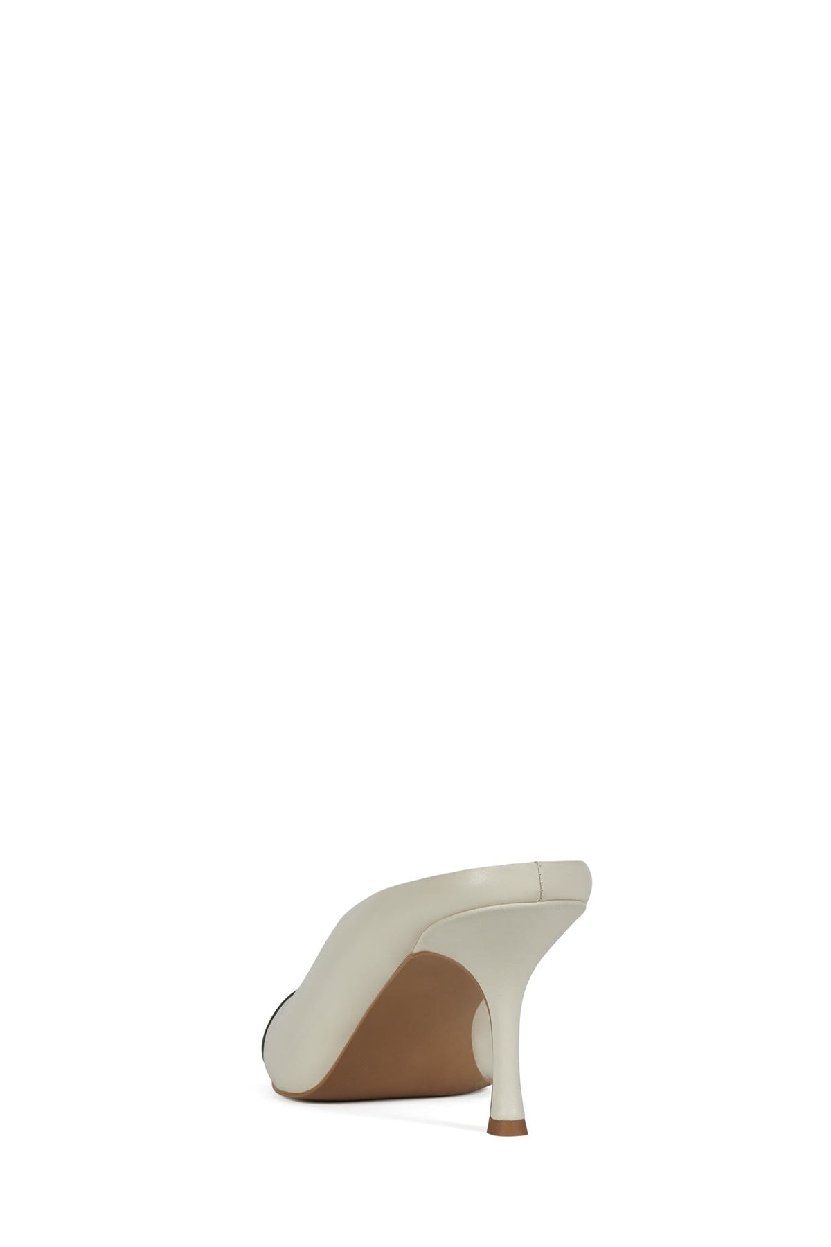 INVESTOR Jeffrey Campbell Heeled Sandal Dark Khaki Ivory Combo