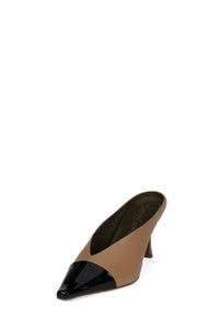INVESTOR Jeffrey Campbell Heeled Sandal Dark Apricot Black _hover
