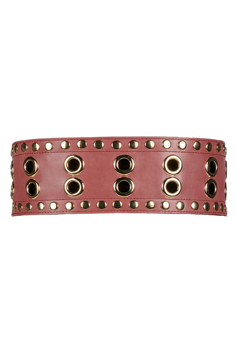J-JETT Jeffrey Campbell Belt Deep Pink Gold