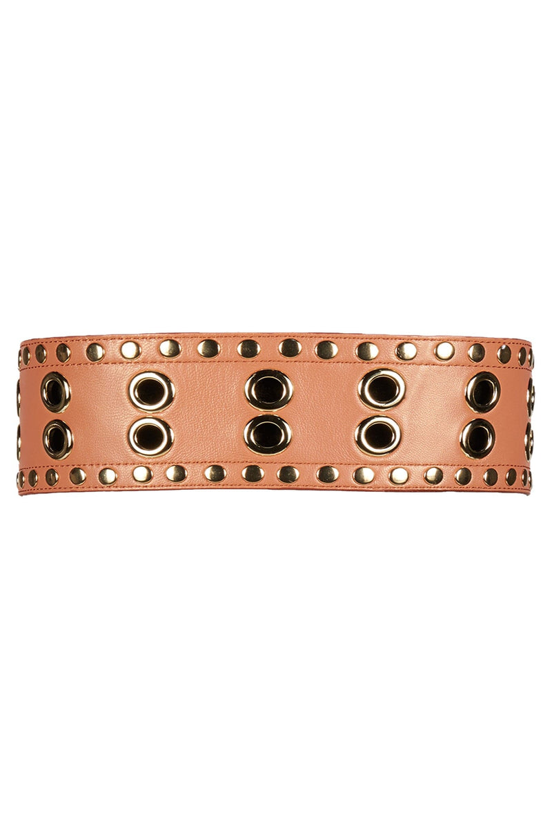 J-JETT Jeffrey Campbell Belt Deep Pink Gold