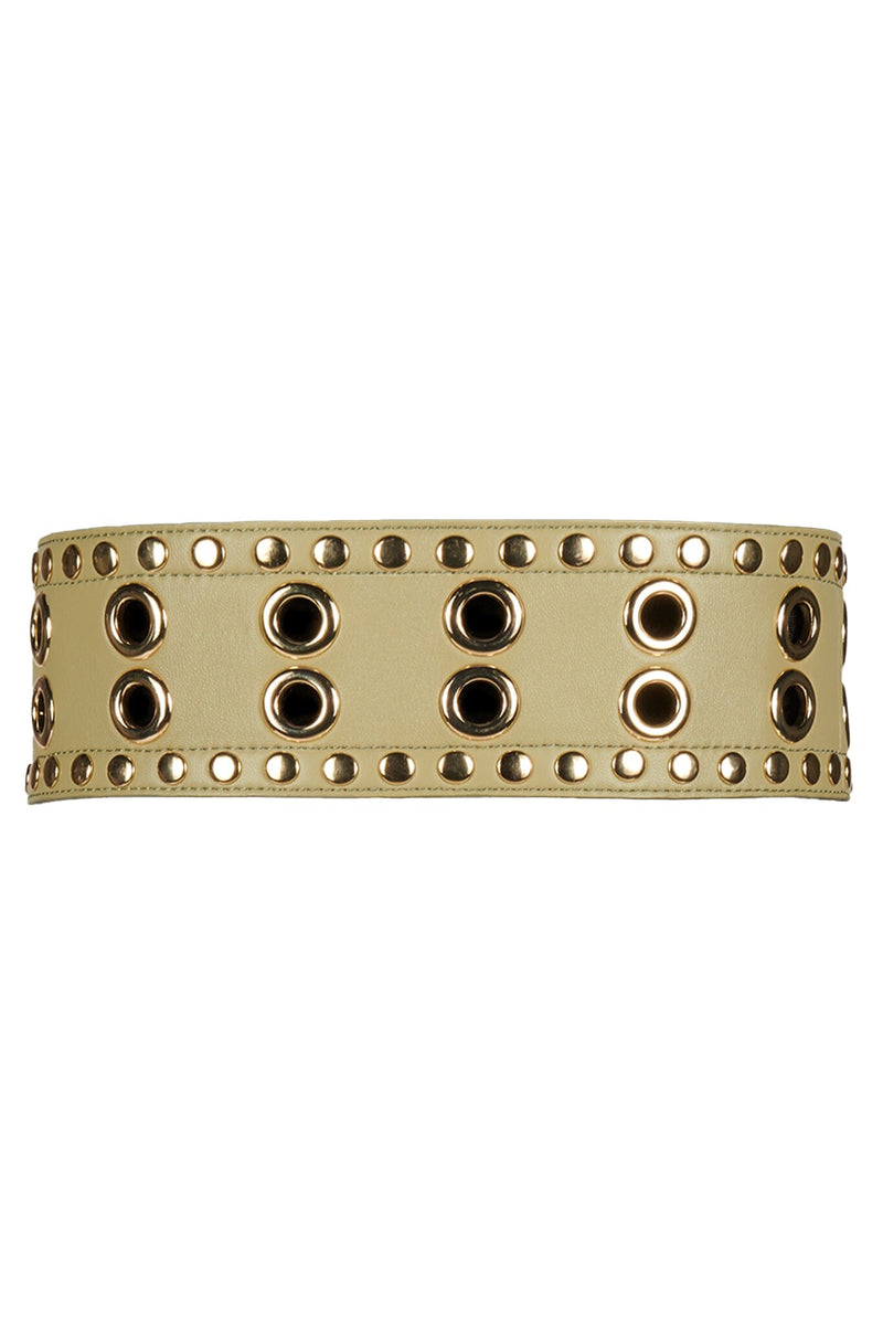 J-JETT Jeffrey Campbell Belt Mint Green Gold