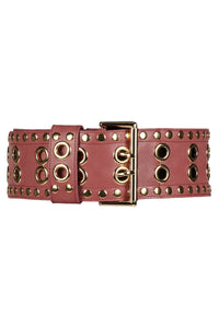 J-JETT Jeffrey Campbell Belt Deep Pink Gold
