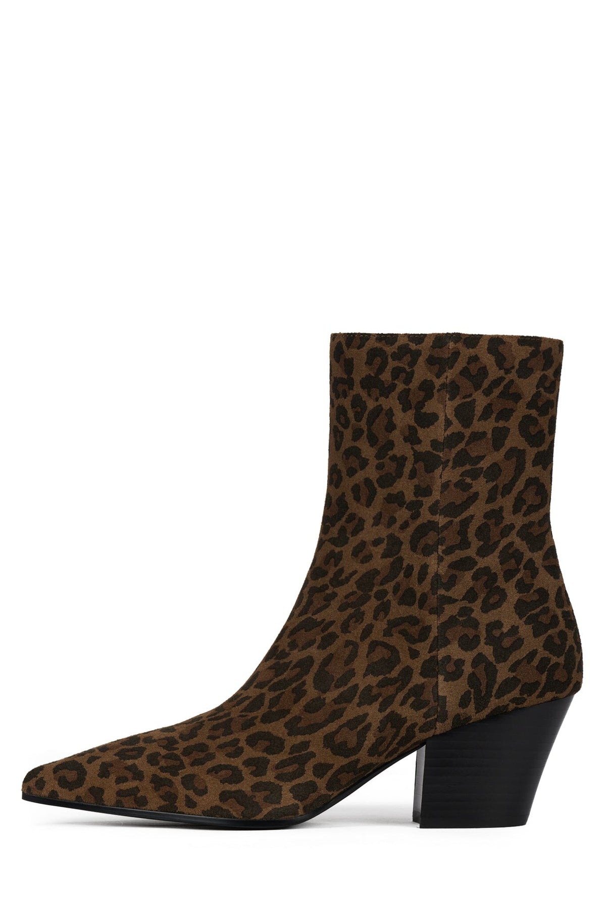 JOSHUATREE Jeffrey Campbell Ankle Boot Brown Leopard Suede