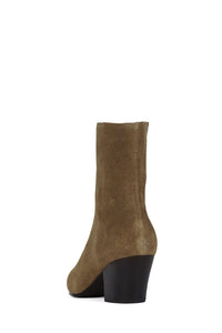 JOSHUATREE Jeffrey Campbell Ankle Boot Khaki Suede 