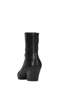 JOSHUATREE Jeffrey Campbell Ankle Boot Black Snake