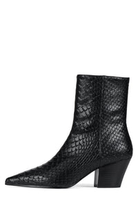 JOSHUATREE Jeffrey Campbell Ankle Boot Black Snake