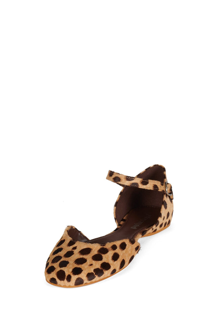 KEONI-F Jeffrey Campbell Flat Beige Brown Leopard