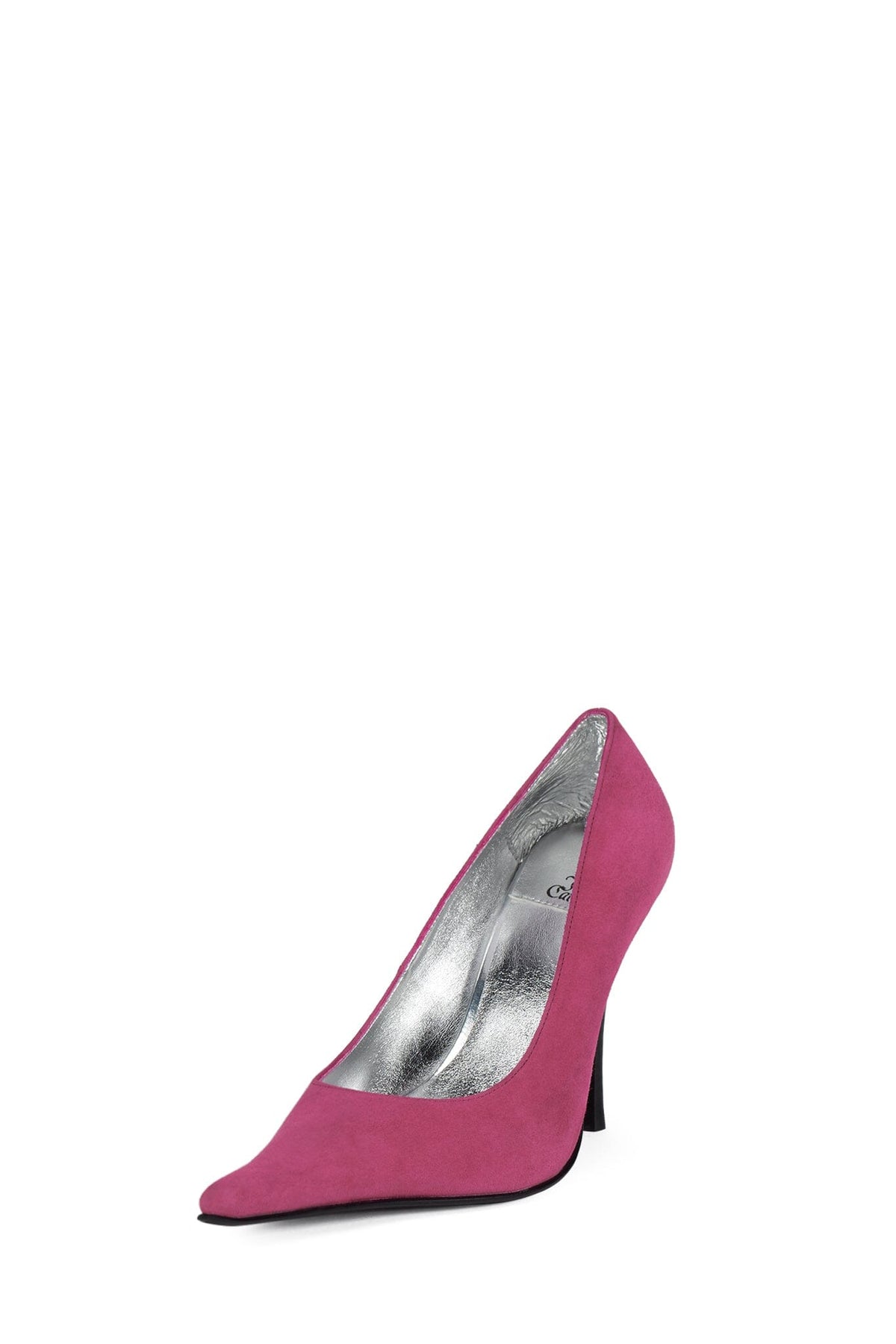 KICKIT Jeffrey Campbell Stiletto Heel Pump Fuchsia Suede _hover