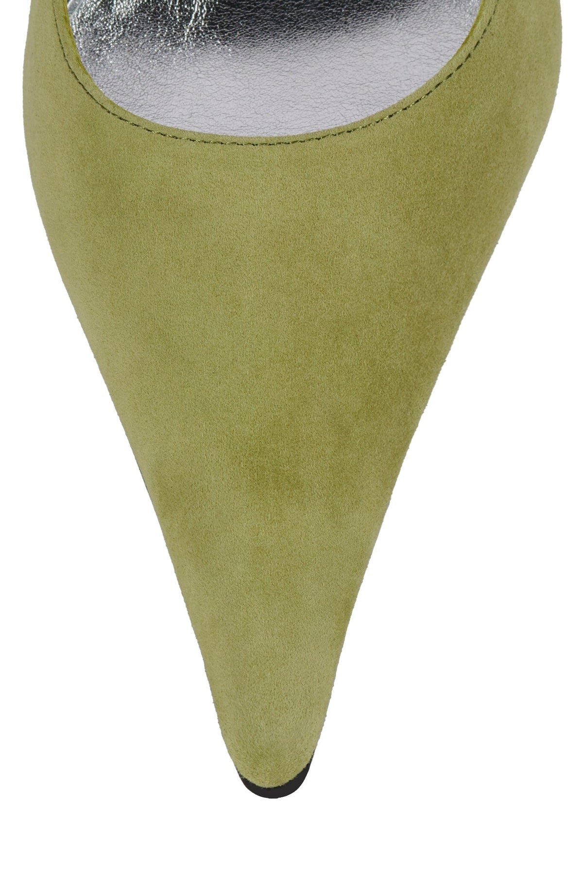 KICKIT Jeffrey Campbell Stiletto Heel Pump Green Suede