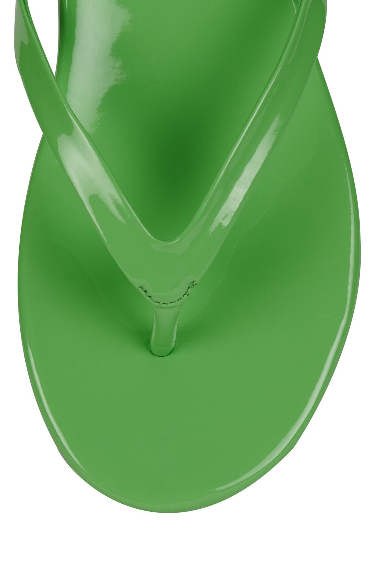 KIERRA Jeffrey Campbell Thong Sandal Green Neon Patent