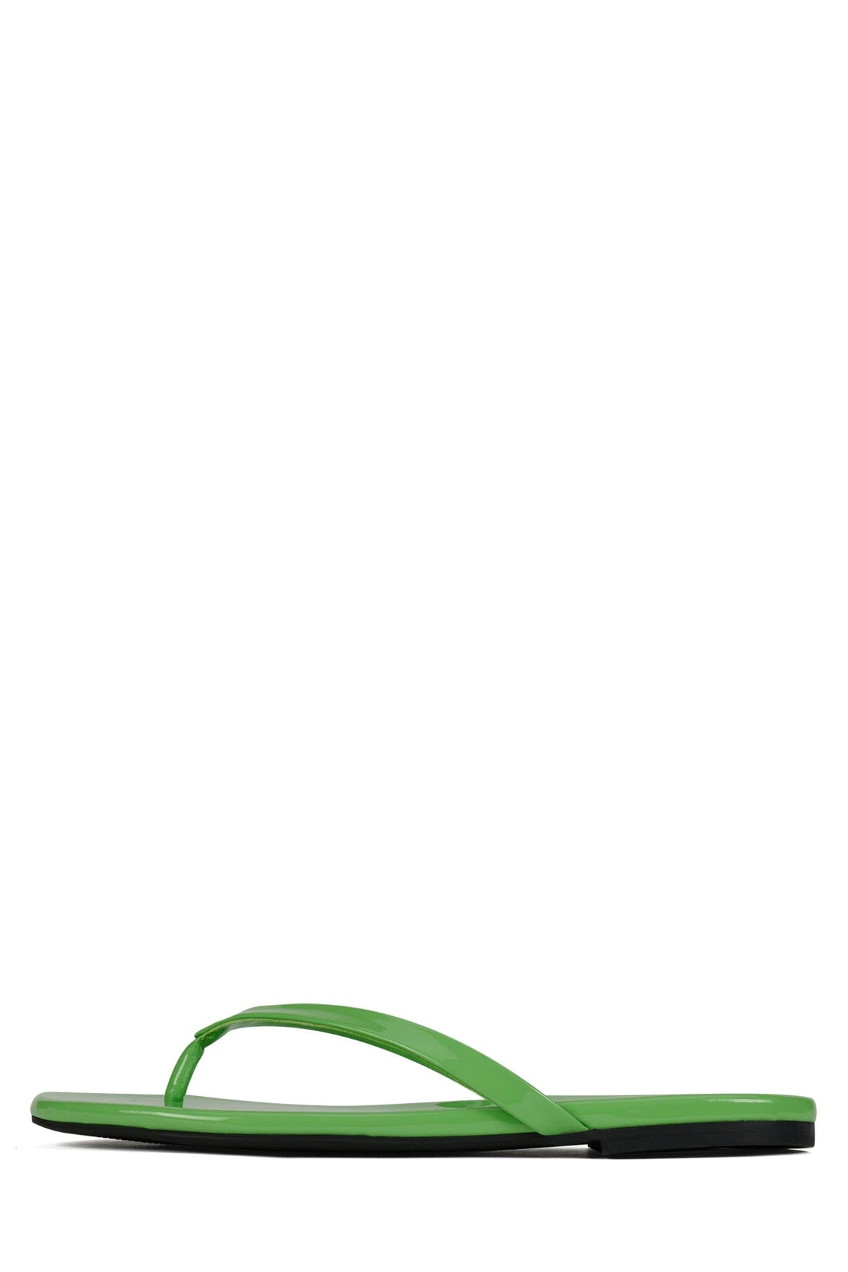KIERRA Jeffrey Campbell Thong Sandal Green Neon Patent